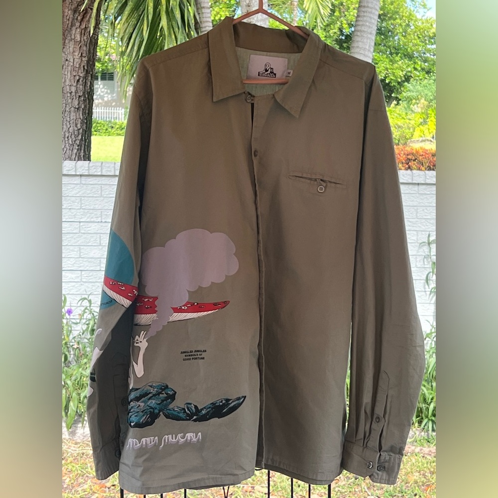 Jungles Jungles mushroom button down